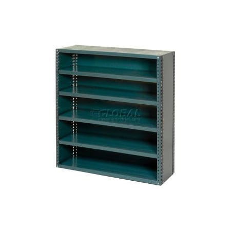 Global Equipment Closed Style Steel Shelf - 11 Shelf No Bins 36"Wx12"Dx73"H Ready To Assemble 239624